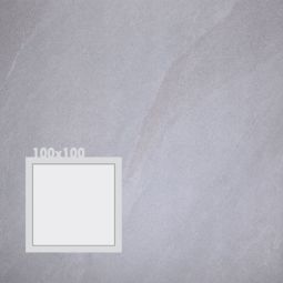 GeoCeramica® Stone Look 100x100x4 cm Vena Cloudy Grey