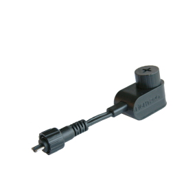 LightPro - Connector Type M (Male) - Zwart 145x27x36 mm (lxbxh)