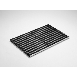Schoonlopermat borstelprofiel 60x40 cm zwart