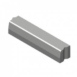 Trottoirband - Grijs beton - 18/20x25x100 cm