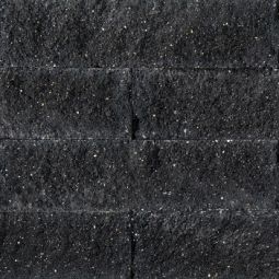 Rockstone Wall XL Straight 60x15x15 cm Black