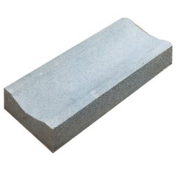 Molgoot 40x100x12.5 cm holling 2x34 cm Grijs beton