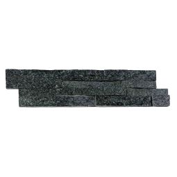 Stonepanel Black Quarzite 60x15x1,5-2,5 cm breukruw