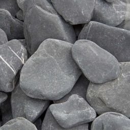 Flat Pebbles - Zwart 30-60 mm - Bigbag 1 m³