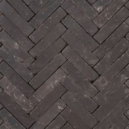 Dorpsgezichten getrommelde Waalformaat 5.0x20x6 cm Eikenlaan (zwart bezand)